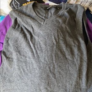 Gray dress sweat shirt